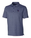 Minnesota Vikings Americana Cutter & Buck Forge Heathered Stretch Mens Polo Indigo Heather Mannequin Thumbnail Image