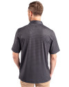 Pittsburgh Steelers Cutter & Buck Pike Banner Print Stretch Mens Big & Tall Polo Black Back Thumbnail Image