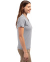 Washington Commanders Cutter & Buck Forge Eco Heathered Stretch Womens Blade Top Polished Heather Side Thumbnail Image