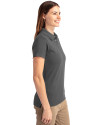 New York Giants Historic Cutter & Buck Advantage Eco Tri-Blend Pique Womens Polo Elemental Grey Side Thumbnail Image