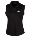 Arizona Cardinals Historic Cutter & Buck Forge Stretch Womens Sleeveless Polo Black Mannequin Thumbnail Image