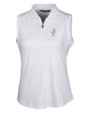 Tennessee Titans Historic Cutter & Buck Forge Stretch Womens Sleeveless Polo White Mannequin Thumbnail Image