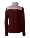 View image 5: Cutter & Buck Cora Womens Quilted Sweater Jacket Bordeaux Mannequin Back