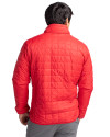 New York Giants Historic Cutter & Buck Rainier PrimaLoft®  Mens Big and Tall Eco Insulated Puffer Jacket Red Back Thumbnail Image