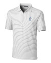Tennessee Titans Historic Cutter & Buck Forge Pencil Stripe Stretch Mens Big and Tall Polo White Mannequin Thumbnail Image