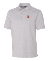 Tampa Bay Buccaneers Historic Cutter & Buck Forge Heathered Stretch Mens Polo Polished Heather Mannequin Thumbnail Image
