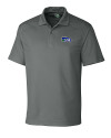 Seattle Seahawks Historic Cutter & Buck Genre Textured Solid Mens Polo Elemental Grey Mannequin Thumbnail Image