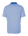 Indianapolis Colts Historic Cutter & Buck Forge Tonal Stripe Stretch Mens Polo Chelan Blue Mannequin Back Thumbnail Image