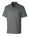 Green Bay Packers Historic Cutter & Buck CB Drytec Genre Textured Solid Mens Big and Tall Polo Elemental Grey Mannequin Thumbnail Image