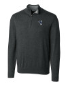 Indianapolis Colts Historic Cutter & Buck Lakemont Tri-Blend Mens Big and Tall Quarter Zip Pullover Sweater Charcoal Heather Mannequin Thumbnail Image