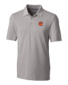 Cincinnati Bengals Historic Cutter & Buck Forge Stretch Mens Big and Tall Polo Polished Medium Gray Mannequin Thumbnail Image