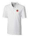Cincinnati Bengals Historic Cutter & Buck Forge Stretch Mens Big and Tall Polo White Mannequin Thumbnail Image
