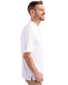 Buffalo Bills Historic Cutter & Buck Forge Stretch Mens Big and Tall Polo White Side Thumbnail Image