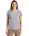 Houston Astros Cutter & Buck Forge Eco Heathered Stretch Womens Blade Top Polished Heather Front Thumbnail Image