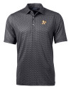 View image 3: Athletics Cutter & Buck Pike Banner Print Stretch Mens Big & Tall Polo Black Mannequin