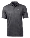Air Force Falcons Cutter & Buck Pike Banner Print Stretch Mens Big & Tall Polo Black Mannequin Thumbnail Image