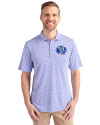 Air Force Falcons College Vault Cutter & Buck Virtue Eco Pique Botanical Print Recycled Mens Polo Chelan Blue Front Thumbnail Image