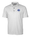 Air Force Falcons College Vault Cutter & Buck Pike Double Dot Print Stretch Mens Polo Charcoal Mannequin Thumbnail Image