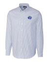 Air Force Falcons College Vault Cutter & Buck Stretch Oxford Stripe Mens Big and Tall Long Sleeve Dress Shirt French Blue Mannequin Thumbnail Image