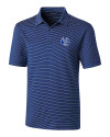 Air Force Falcons College Vault Cutter & Buck Forge Pencil Stripe Stretch Mens Polo Tour Blue Mannequin Thumbnail Image