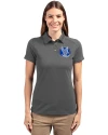 Air Force Falcons College Vault Cutter & Buck Advantage Eco Tri-Blend Pique Womens Polo Elemental Grey Front Thumbnail Image
