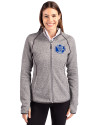 Air Force Falcons College Vault Cutter & Buck Mainsail Full Zip Hooded Womens Jacket Polished Heather Front Thumbnail Image