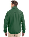 Baylor Bears Cutter & Buck Charter Eco Recycled Mens Full-Zip Jacket Hunter Green Back Thumbnail Image