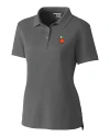 UCF Knights College Vault Cutter & Buck Advantage Eco Tri-Blend Pique Womens Polo Elemental Grey Mannequin Thumbnail Image
