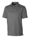 Cincinnati Bearcats College Vault Cutter & Buck Forge Heathered Stretch Mens Polo Charcoal Heather Mannequin Thumbnail Image
