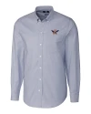 View image 5: Auburn Tigers College Vault Cutter & Buck Easy Care Stretch Oxford Mens Long Sleeve Button Down Shirt Light Blue Mannequin