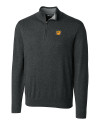 Baylor Sailor Bear College Vault Cutter & Buck Lakemont Tri-Blend Mens Quarter Zip Pullover Sweater Charcoal Heather Mannequin Thumbnail Image
