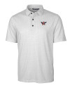 Auburn Tigers College Vault Cutter & Buck Pike Double Dot Print Stretch Mens Big and Tall Polo Charcoal Mannequin Thumbnail Image