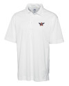 Auburn Tigers College Vault Cutter & Buck CB Drytec Genre Textured Solid Mens Big and Tall Polo White Mannequin Thumbnail Image