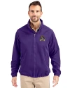 East Carolina Pirates Cutter & Buck Charter Eco Recycled Mens Full-Zip Jacket College Purple Front Thumbnail Image