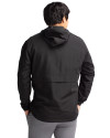 East Carolina Pirates Cutter & Buck Charter Eco Recycled Mens Anorak Jacket Black Back Thumbnail Image