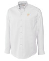 Pittsburgh Pirates Cutter & Buck Epic Easy Care Nailshead Mens Big and Tall Long Sleeve Dress Shirt White Mannequin Thumbnail Image