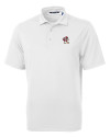 Louisville Cardinals College Vault Cutter & Buck Virtue Eco Pique Recycled Mens Big and Tall Polo White Mannequin Thumbnail Image