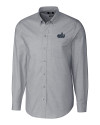 Old Dominion Monarchs College Vault Cutter & Buck Stretch Oxford Mens Long Sleeve Dress Shirt Charcoal Mannequin Thumbnail Image