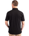 Grambling Tigers College Vault Cutter & Buck Advantage Eco Tri-Blend Pique Mens Polo Black Back Thumbnail Image