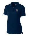 Utah State Aggies College Vault Cutter & Buck Advantage Eco Tri-Blend Pique Womens Polo Liberty Navy Mannequin Thumbnail Image