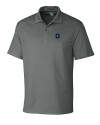 Georgetown Hoyas College Vault Cutter & Buck CB Drytec Genre Textured Solid Mens Big and Tall Polo Elemental Grey Mannequin Thumbnail Image