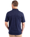 Georgetown Hoyas College Vault Cutter & Buck Advantage Tri-Blend Space Dye Mens Big and Tall Polo Dark Liberty Navy Back Thumbnail Image