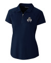Utah State Aggies College Vault Cutter & Buck Forge Stretch Womens Short Sleeve Polo Liberty Navy Mannequin Thumbnail Image