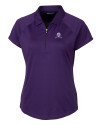Northwestern Wildcats College Vault Cutter & Buck Forge Stretch Womens Short Sleeve Polo College Purple Mannequin Thumbnail Image