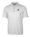 Portland State Vikings College Vault Cutter & Buck Pike Double Dot Print Stretch Mens Big and Tall Polo Charcoal Mannequin Thumbnail Image