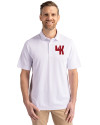 Western Kentucky Hilltoppers College Vault Cutter & Buck Virtue Eco Pique Recycled Mens Polo White Front Thumbnail Image