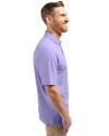 Northwestern Wildcats College Vault Cutter & Buck Virtue Eco Pique Recycled Mens Polo Hyacinth Side Thumbnail Image