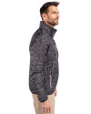 New Mexico State Aggies College Vault Cutter & Buck Rainier PrimaLoft® Mens Eco Insulated Full Zip Printed Puffer Jacket Black Side Thumbnail Image