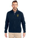 FIU Panthers College Vault Cutter & Buck Cascade Eco Fleece Mens Full Zip Jacket Navy Blue Front Thumbnail Image