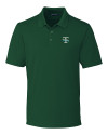 Tulane Green Wave College Vault Cutter & Buck Forge Stretch Mens Big and Tall Polo Hunter Green Mannequin Thumbnail Image